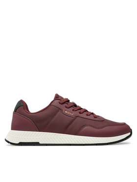 BOSS BOSS Sneakersy Titanium 50523180 Bordowy