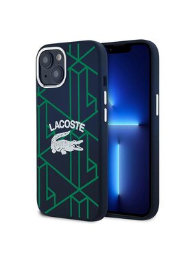 Lacoste Lacoste Etui na telefon Apple iPhone 15 Granatowy