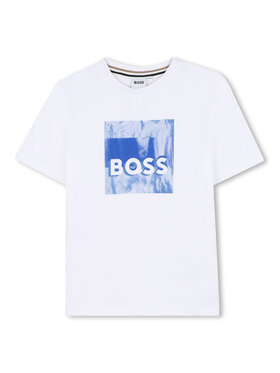 BOSS BOSS Tričko J52044 D Biela Regular Fit