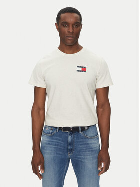 Tommy Jeans Tommy Jeans Póló Essential DM0DM20740 Krém Slim Fit