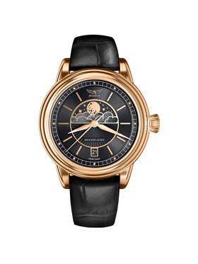 Aviator Aviator Zegarek V.1.33.2.253.4 Czarny