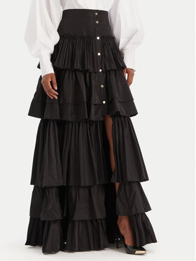 Babylon Babylon Maxi szoknya MF0503 Fekete Regular Fit