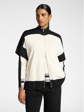 Elena Mirò Elena Mirò Kardigan S606Z000010N0A1 Czarny Boxy Fit