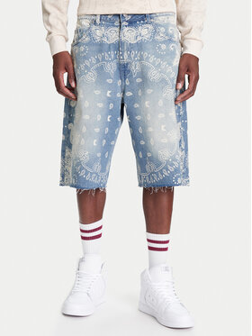 Karl Kani Karl Kani Džínsové šortky Paisley PD00005502 Modrá Regular Fit