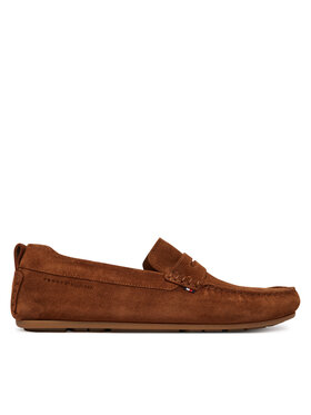 Tommy Hilfiger Tommy Hilfiger Mocasini Core Hilfiegr Suede Driver FM0FM05789 Écru