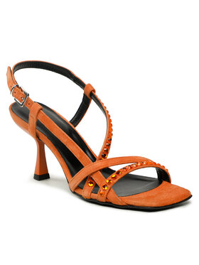 Pinko Pinko Sandały Anais Sandalo PE 23 BLKS1 100670 A0NZ Pomarańczowy