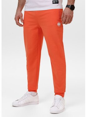 PITBULL PITBULL Spodnie dresowe SMALL LOGO NUGGET Pomarańczowy Regular Fit