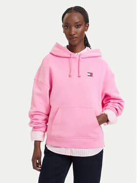 Tommy Jeans Tommy Jeans Pluus Badge DW0DW19414 Heleроosa Boxy Fit