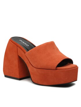 Pinko Natikače Margaux Wedge PE 23 BLKS1 100653 A0N8 Narančasta