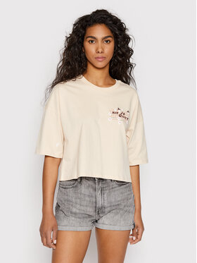 Volcom Volcom Póló Egle Zvirblyte B3512207 Bézs Boxy Fit