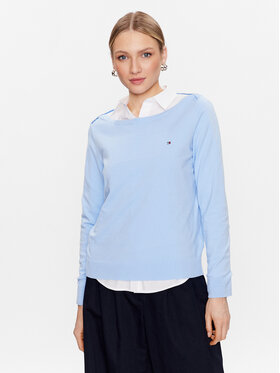 Tommy Hilfiger Tommy Hilfiger Kampsun WW0WW37938 Sinine Regular Fit