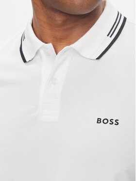 Boss Polo Paul 50506193 Bijela Slim Fit