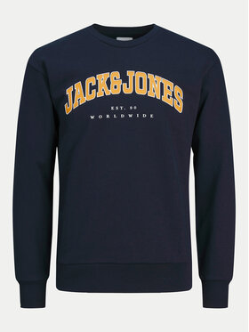 Jack&Jones Junior Jack&Jones Junior Суитшърт Caleb 12258980 Тъмносин Relaxed Fit