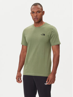The North Face The North Face T-Shirt Half Dome Photo NF0A8EE9 Zielony Regular Fit