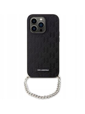 KARL LAGERFELD KARL LAGERFELD Etui na telefon Monogram Chain Czarny