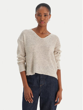 Vero Moda Vero Moda Blúzka Leilani 10318223 Béžová Loose Fit