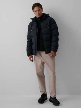 4F 4F Μπουφάν χειμωνιάτικο 4FRAW26TTJAM1377-20S Μαύρο Regular Fit