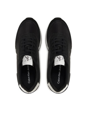 Calvin Klein Superge Runner Laceup Low Mg Mix YW0YW01615 Črna