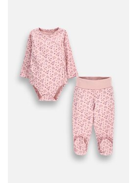 Coccodrillo Coccodrillo Komplet body a dupačky ZC6117304MGN-033 Růžová Regular Fit
