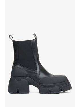 Estro Estro Kotníková obuv s elastickým prvkem ER00115901 Černá