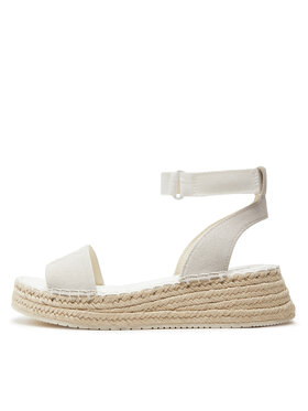 Calvin Klein Jeans Espadrile Sporty Wedge Rope Su Con YW0YW00977 Écru