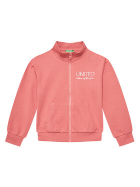 United Colors Of Benetton United Colors Of Benetton Суитшърт 3J68C504N Розов Regular Fit