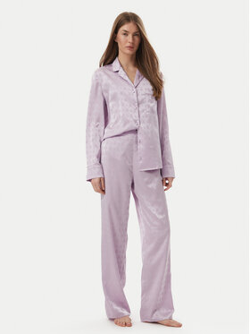 Guess Guess Piżama O6BX02 W3500 Fioletowy jasny Regular Fit