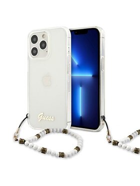 Guess Guess Etui na telefon iPhone 13 Pro Przezroczysty