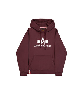 Alpha Industries Alpha Industries Bluza Basic Hoodie Czerwony Regular Fit