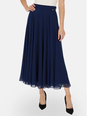 L’AF L’AF Spódnica Bettina Granatowy Regular Fit
