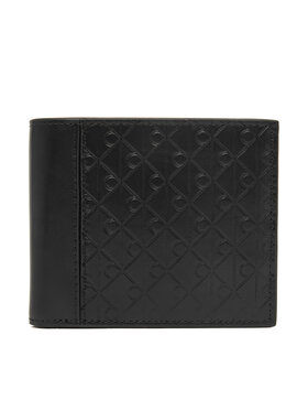 Calvin Klein Calvin Klein Portfel Refined Emblem Mix Billfold W/ F LV04D1317G Czarny