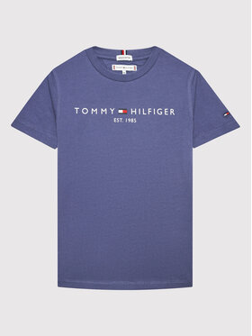 Tommy Hilfiger Tommy Hilfiger T-Shirt Essential KS0KS00201 D Niebieski Regular Fit