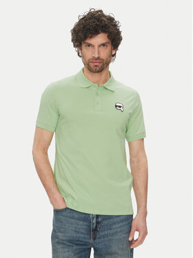 KARL LAGERFELD KARL LAGERFELD Tricou polo 745710 552224 Verde Regular Fit