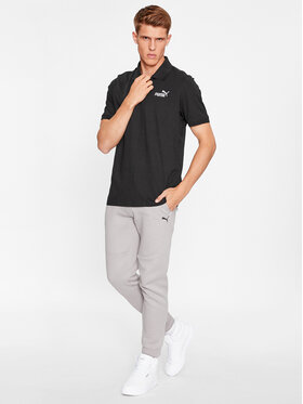 Puma Polo Majica Ess Pique 586674 Črna Regular Fit