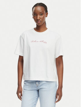 Calvin Klein Jeans Calvin Klein Jeans T-Shirt LV047F820G Bílá Regular Fit