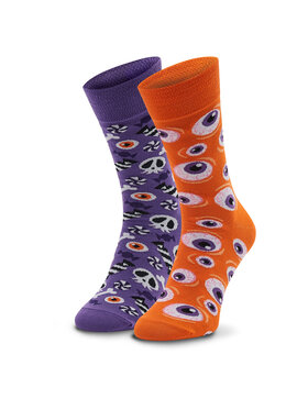 Zooksy Zooksy Skarpety wysokie unisex Mixtury Halloween Kolorowy