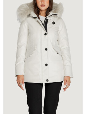 Blauer Blauer Cappotto IRMA Bianco Slim Fit