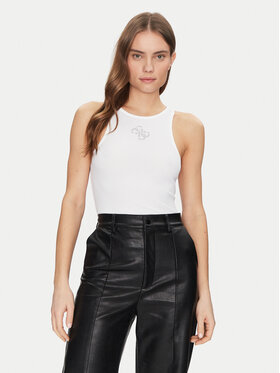 Guess Guess Marškinėliai W5GP57 KCV52 Balta Regular Fit