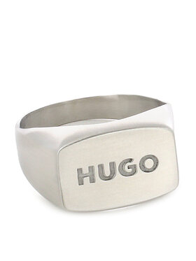 Hugo Hugo Pierścionek E-Logobold-Ring 50472524 Srebrny