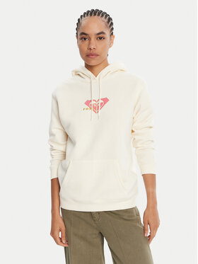 Roxy Roxy Μπλούζα Surf Stoked Crew Brushed Vint ERJFT05018 Εκρού Regular Fit