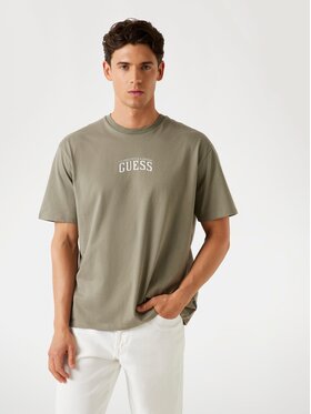 Guess Guess T-Shirt 176361 Zielony Classic Fit