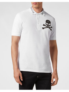 PHILIPP PLEIN PHILIPP PLEIN Polo 231 Bianco Slim Fit