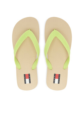 Tommy Jeans Tommy Jeans Джапанки Tjw Logo Summer Sandal EN0EN02979 Жълт