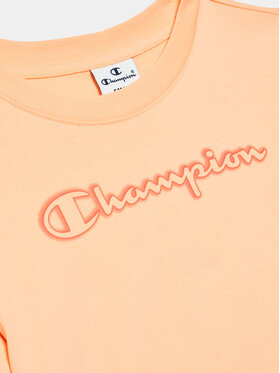 Champion Majica 404650 Oranžna Regular Fit