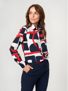 Willsoor Willsoor Koszula 61524 Biały Regular Fit