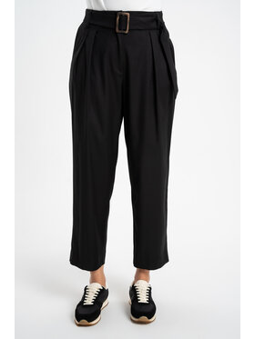 CLICK CLICK Spodnie materiałowe 30-371 Czarny Relaxed Fit