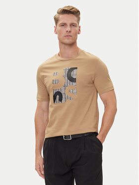 BOSS BOSS T-krekls H-Thompson 655 50543901 Bēšs Regular Fit