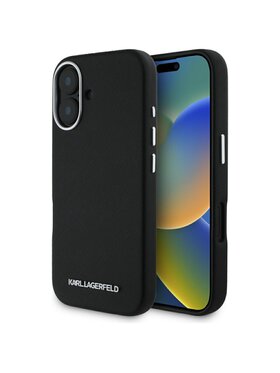 KARL LAGERFELD KARL LAGERFELD Etui na telefon Apple iPhone 16 Czarny