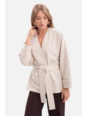 BeWear BeWear Narzutka b297 Beżowy Baggy Fit
