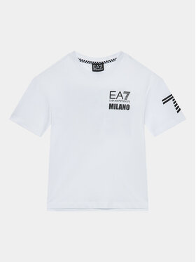 EA7 Emporio Armani EA7 Emporio Armani T-Shirt 6RBT60 BJ7CZ 1100 Biały Regular Fit